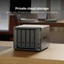 Picture of Synology DiskStation DS423+ Network Attached Storage Drive (Black) + 2 x Seagate 4TB IronWolf NAS HDD (3.5" 6GB/S SATA 256MB/ 3 Years Warranty)